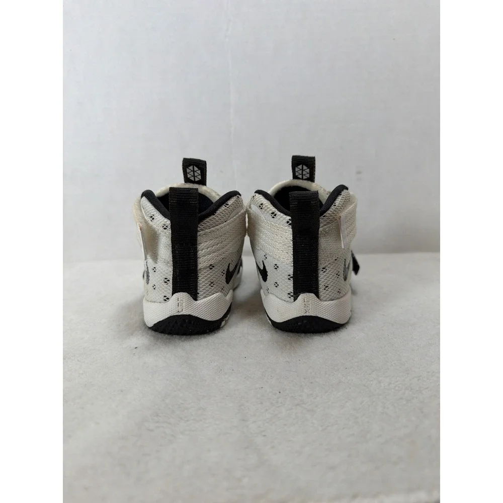 Nike Lebron Soldier 10 Toddler Basketball‎ Shoes Size 7C White Black 845123-100